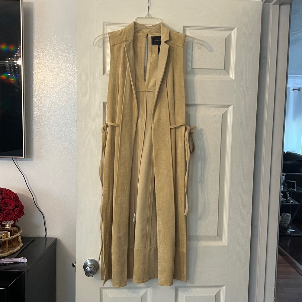 Bcbgmaxazra Tan Vest like suede
